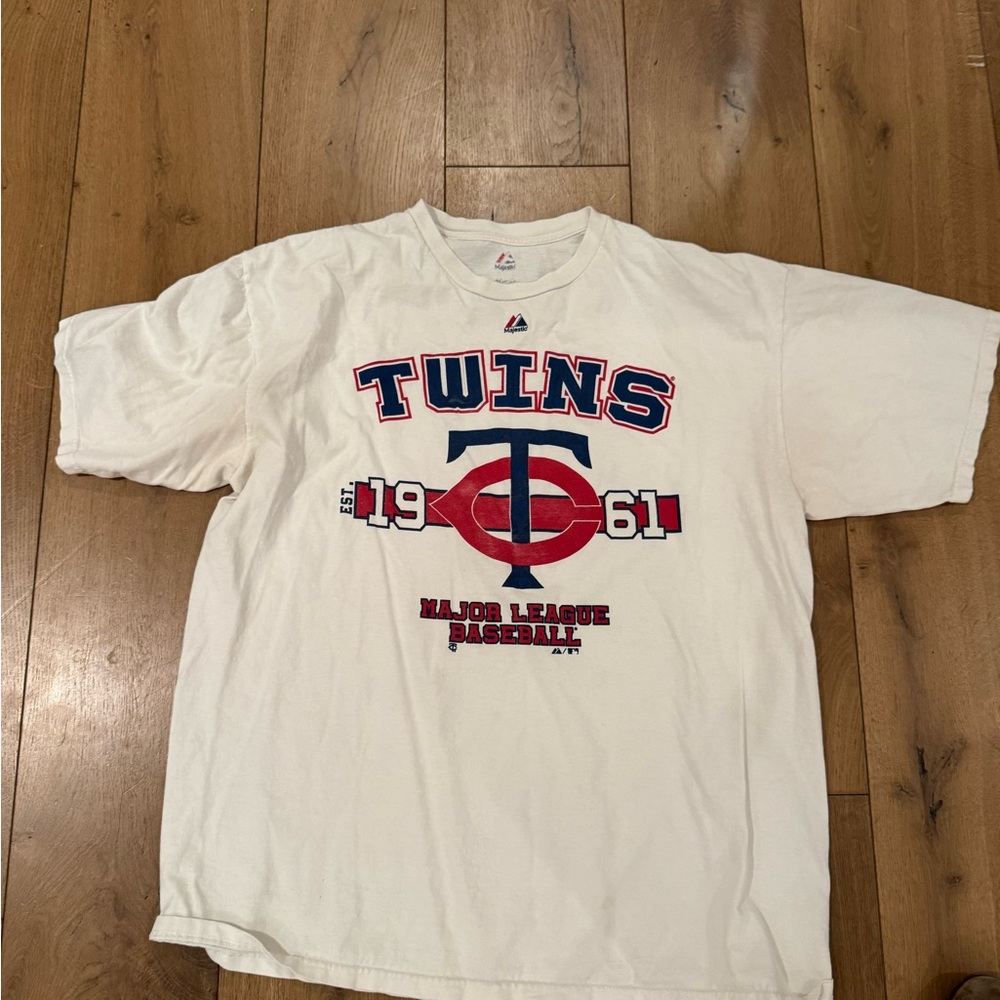 Twins Kids White Graphic T-Shirt